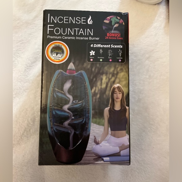 Other - Incense Fountain Ceramic Burner with 4 Scents